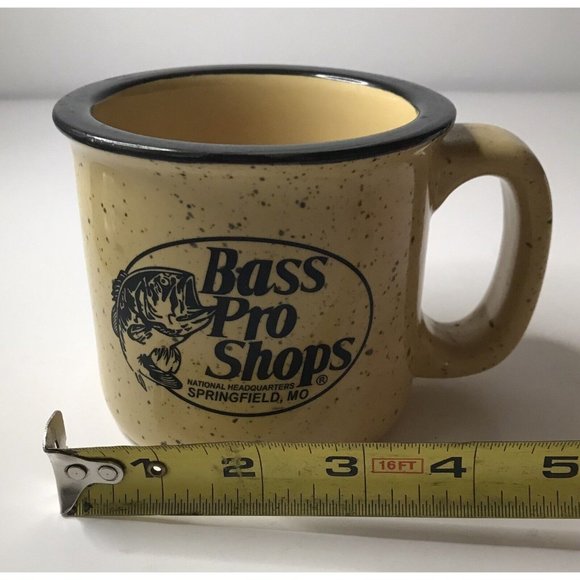Bass Pro Shop Mug Yellow 16 Oz Coffee Cup Ceramic - Picture 7 of 7